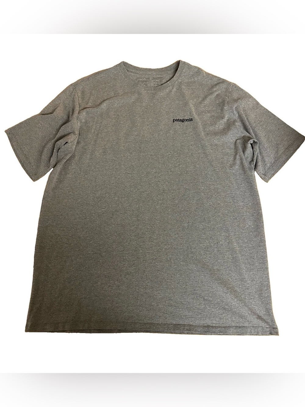 Patagonia Responsibili-tee Short Sleeve T-shirt Men’s Sz XL Gray Graphic